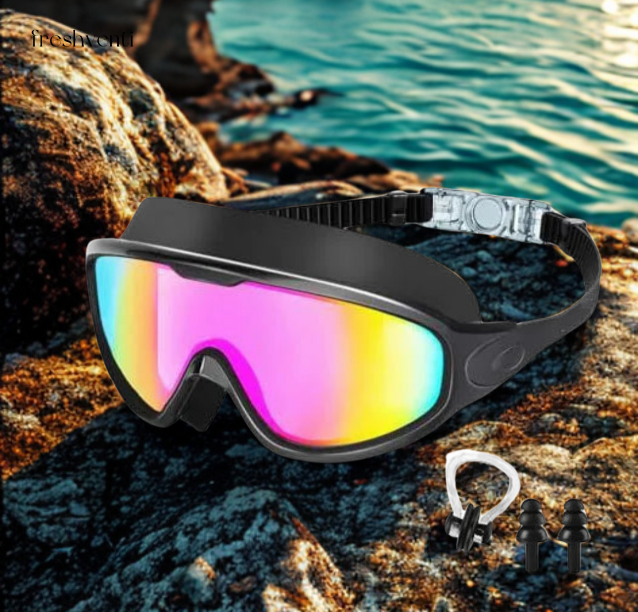 SwimPro -Schwimmbrille mit Panorama Sicht